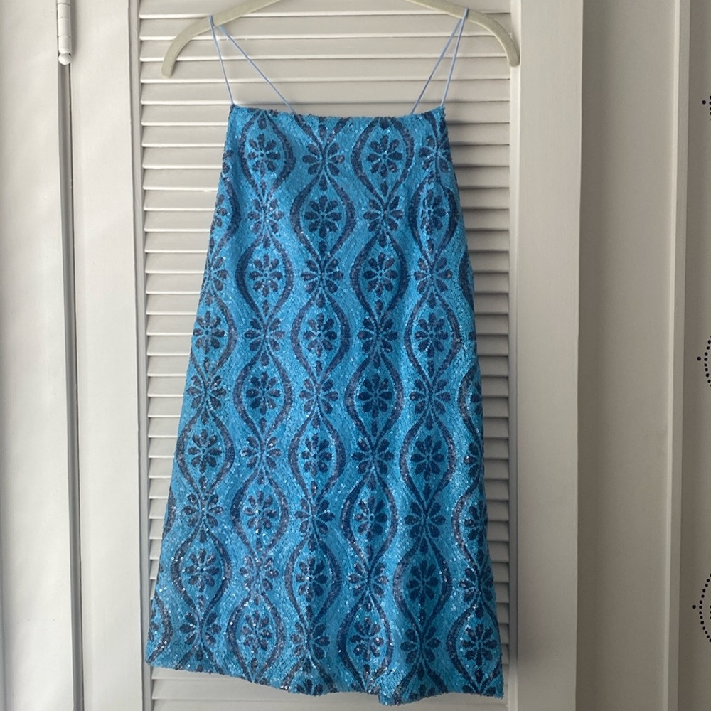 Free People Sequin Mini Dress Size M